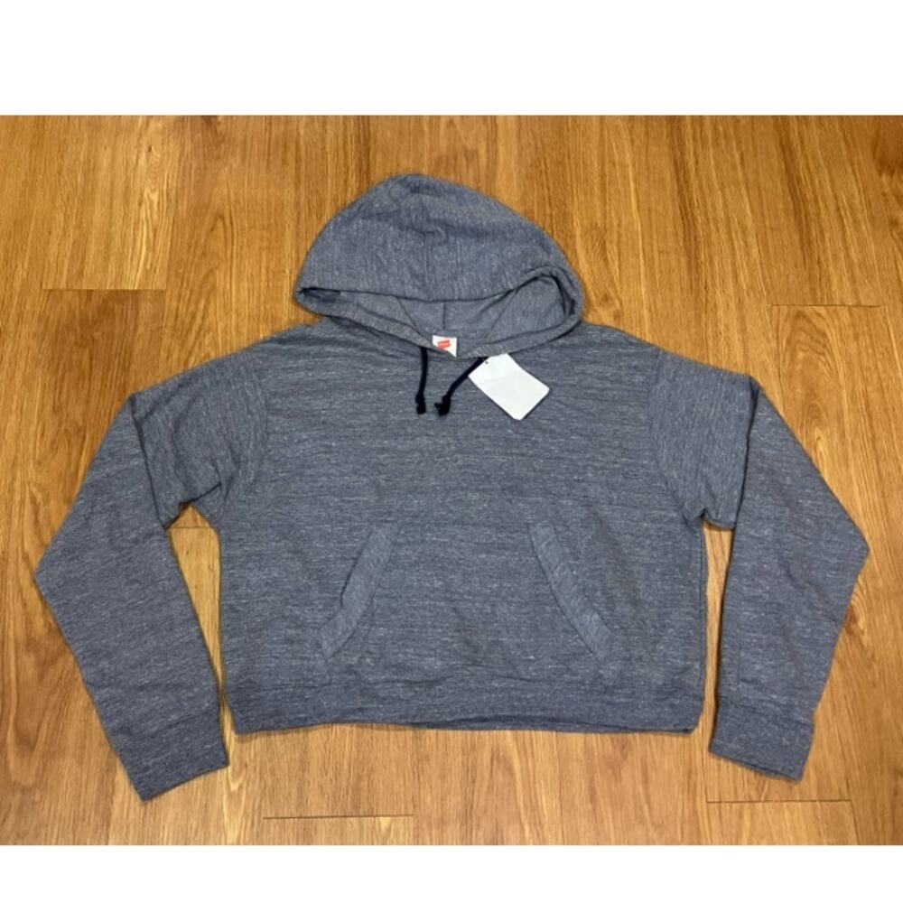 Hanes Originals Women's French Terry Cropped Hoodie L